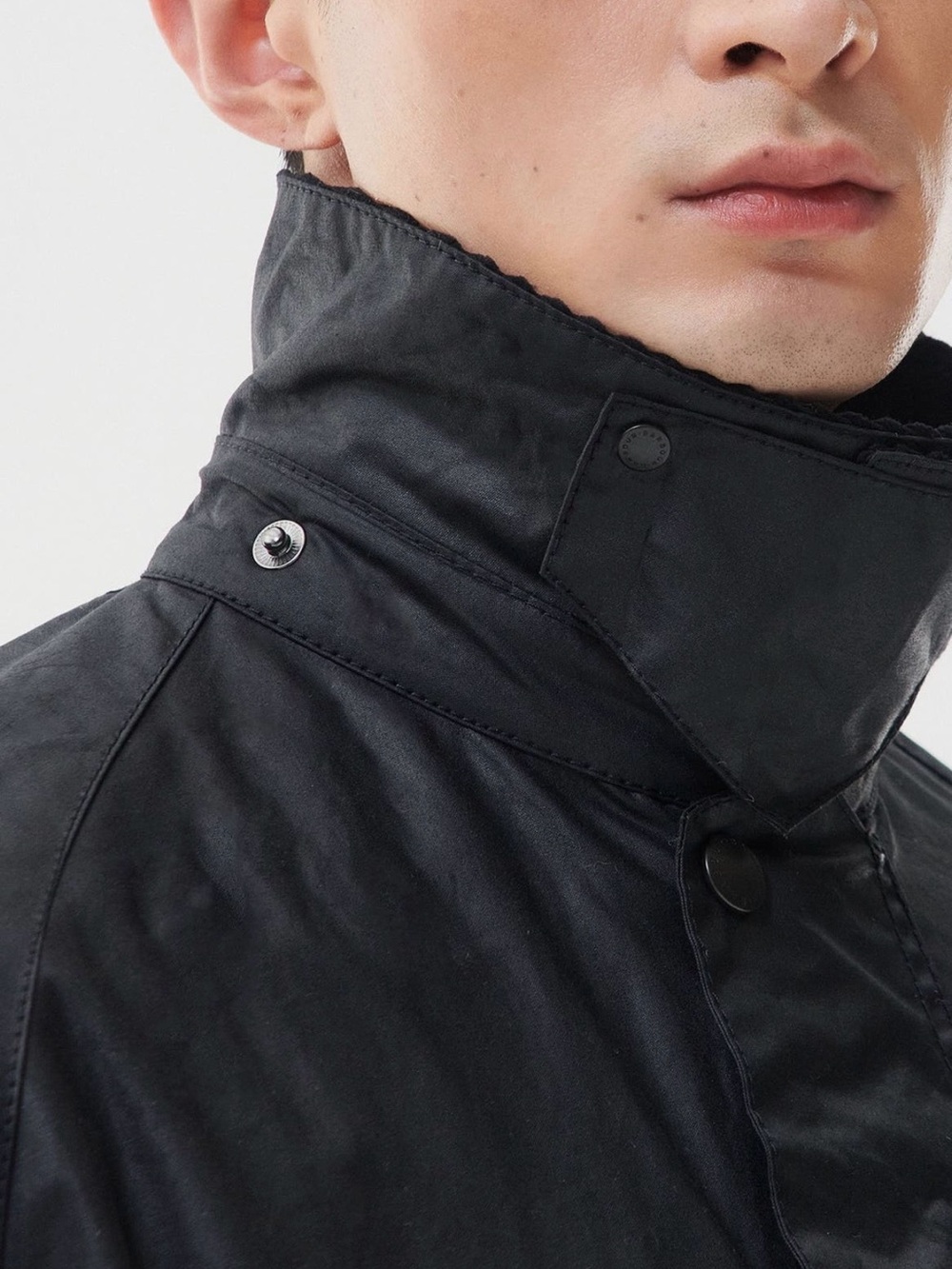Barbour Transport Wax Jacket Black Size 40 - Gem